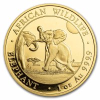 Eléphant Africain de Somalie Acheter des pièces d'or