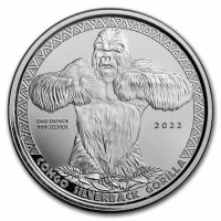 Congo Silverback Gorilla Acheter des pièces d'argent