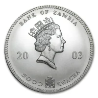 Zambia Elephant Acheter des pièces d'argent